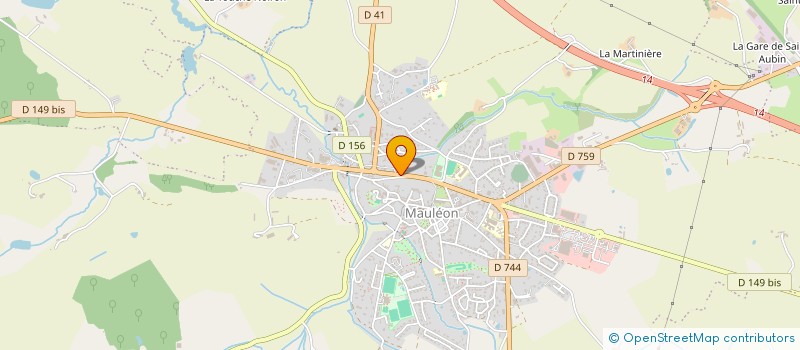 localisation de l'entreprise SOCIETE GRANITIERE DE L ANJOU  MAULEON