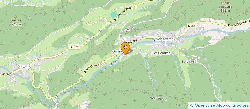 localisation de l'entreprise SOCIETE GRANITIERE DES ETABLISSEMENTS DIDIERLAURENT à ROCHESSON