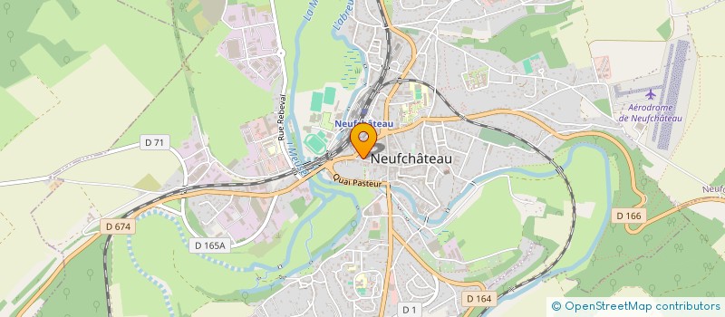 localisation de l'entreprise SOCIETE GRANITIERE LA PLAINE ET DE MEUSE à NEUFCHATEAU