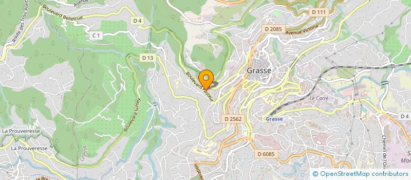localisation de l'entreprise SOCIETE GRASSOISE DE PARFUMERIE à GRASSE