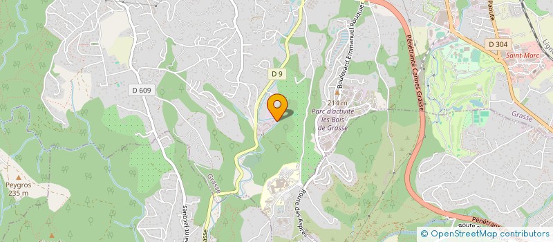 localisation de l'entreprise SOCIETE GRASSOISE DE TRAVAUX PUBLICS à GRASSE
