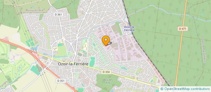 localisation de l'entreprise SOCIETE GRAVELINE à OZOIR-LA-FERRIERE