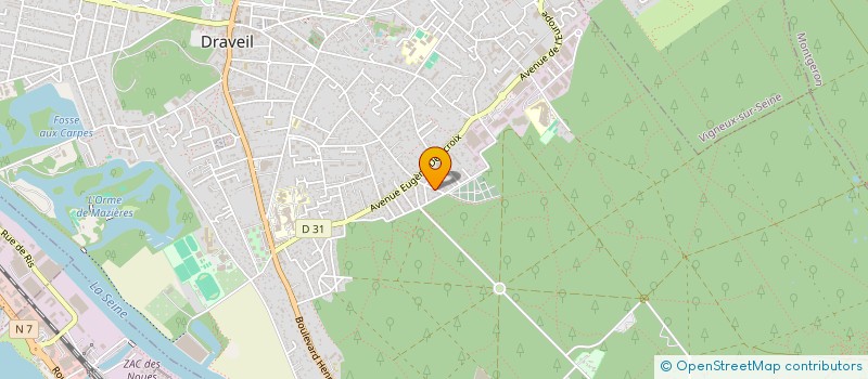 localisation de l'entreprise SOCIETE GREGAUR à DRAVEIL