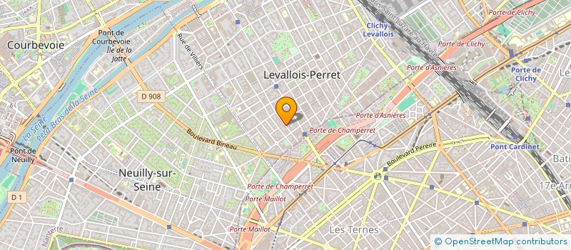 localisation de l'entreprise SOCIETE GREGORI ET ASSOCIES à LEVALLOIS-PERRET