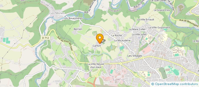 localisation de l'entreprise SOCIETE GREGORY THOREY à SAINT-BRIEUC