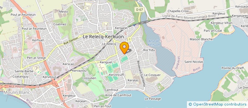 localisation de l'entreprise SOCIETE GRIGNON à LE RELECQ-KERHUON