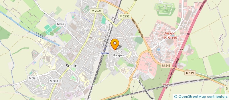 localisation de l'entreprise SOCIETE GROMESNIL  SECLIN