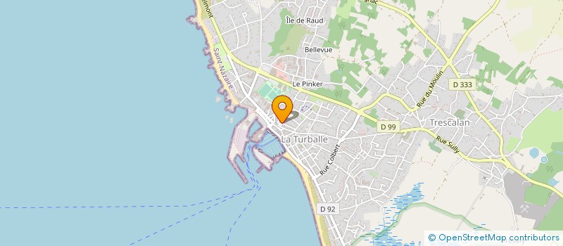 localisation de l'entreprise SOCIETE GROUPEMENT PECHEURS TURBALLAIS  LA TURBALLE