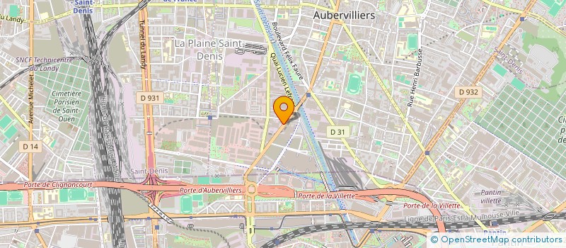 localisation de l'entreprise SOCIETE GTS à AUBERVILLIERS