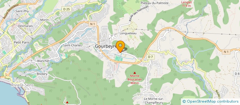 localisation de l'entreprise SOCIETE GUADELOUPEENNE DE PARQUET à GOURBEYRE