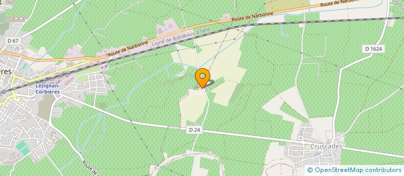 localisation de l'entreprise SOCIETE GUALCO  CRUSCADES