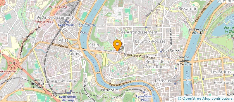 localisation de l'entreprise SOCIETE GUERINI-LESCAILLE  LYON