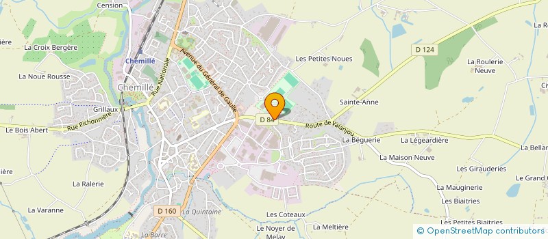localisation de l'entreprise SOCIETE GUERY à CHEMILLE-EN-ANJOU