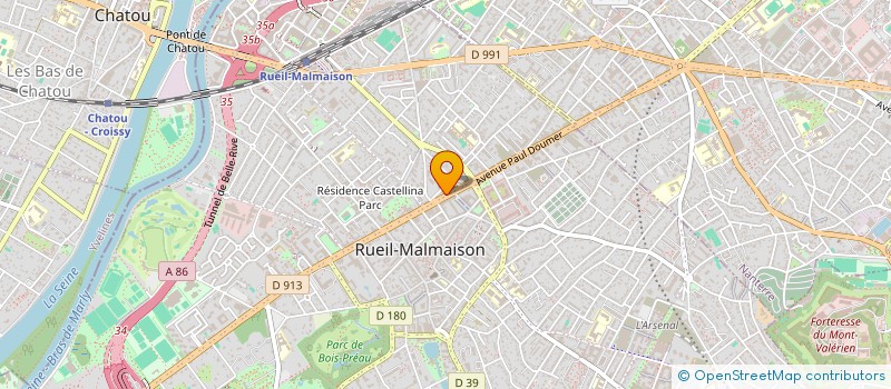 localisation de l'entreprise SOCIETE GUERY RUEIL à RUEIL-MALMAISON