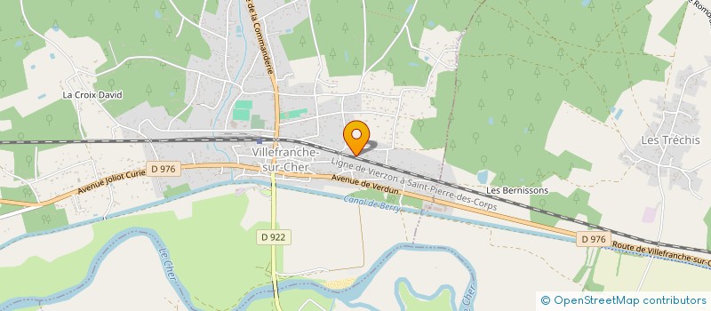 localisation de l'entreprise SOCIETE GUIGNER CHAMBON  VILLEFRANCHE-SUR-CHER