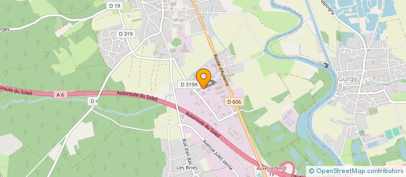 localisation de l'entreprise SOCIETE GUILLERMIN à APPOIGNY