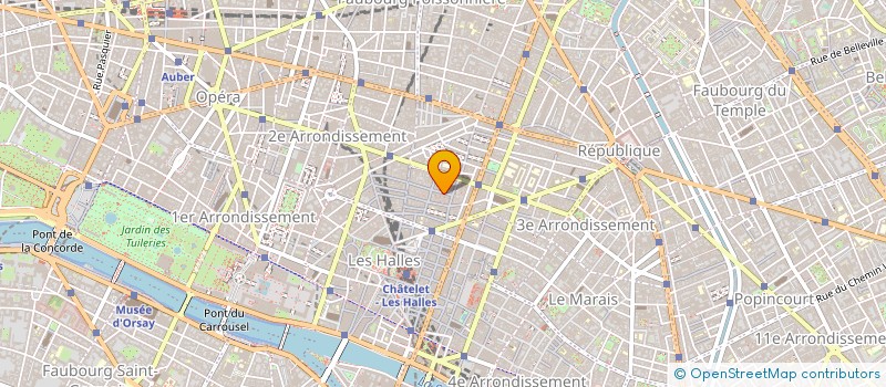 localisation de l'entreprise SOCIETE GUMUS à PARIS