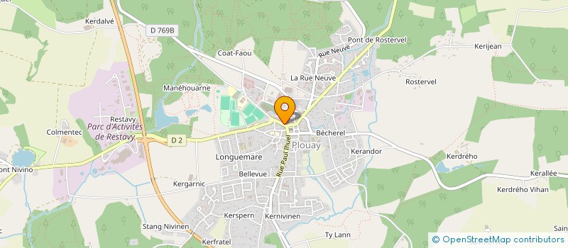 localisation de l'entreprise SOCIETE GURVAN ROUE à PLOUAY