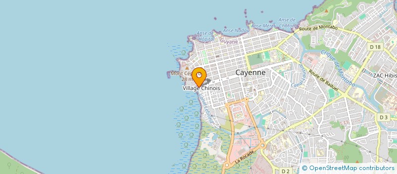 localisation de l'entreprise SOCIETE GUYANAISE D'ARMEMENT à CAYENNE