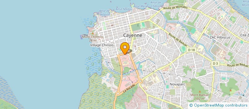 localisation de l'entreprise SOCIETE GUYANAISE DE TRANSIT INTERNATIONALE à CAYENNE