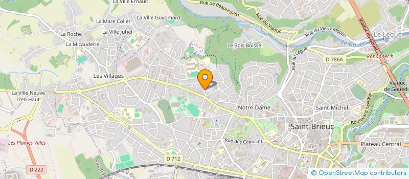 localisation de l'entreprise SOCIETE GUYOMARD-PIRES à SAINT-BRIEUC