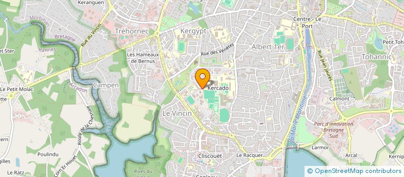 localisation de l'entreprise SOCIETE GWENED à VANNES