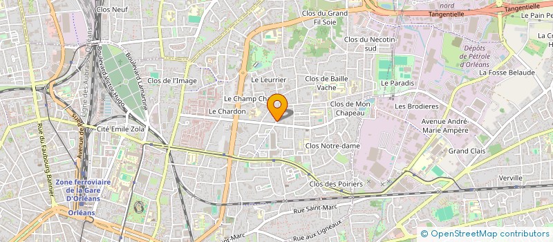 localisation de l'entreprise SOCIETE H.B BATIMENTS SARL à ORLEANS