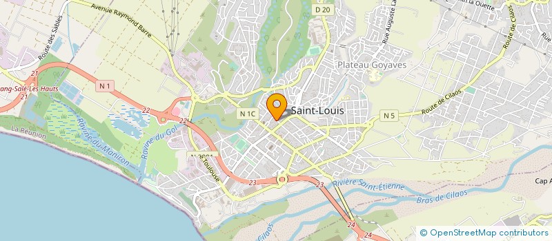 localisation de l'entreprise SOCIETE H K à SAINT-LOUIS