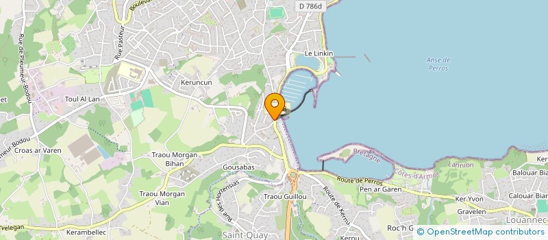 localisation de l'entreprise SOCIETE H2O à PERROS-GUIREC