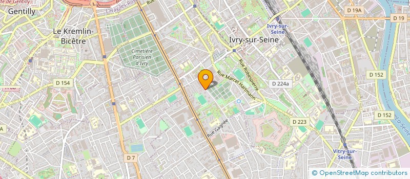 localisation de l'entreprise SOCIETE HAJAR PIERRE  IVRY-SUR-SEINE