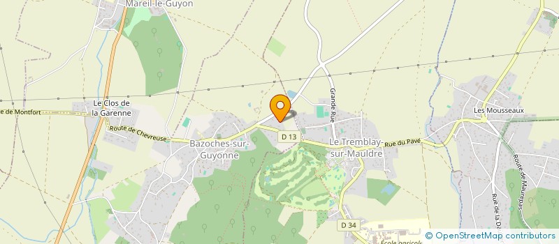 localisation de l'entreprise SOCIETE HANLECO  BAZOCHES-SUR-GUYONNE