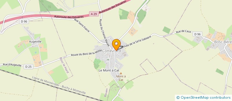 localisation de l'entreprise SOCIETE HAUTECOEUR  COTTEVRARD