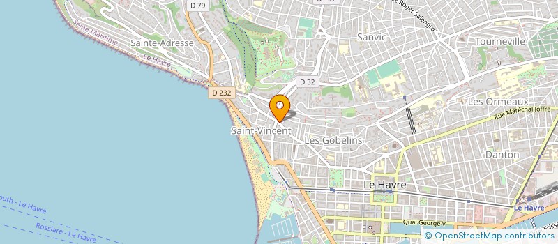 localisation de l'entreprise SOCIETE HAVRAISE DE GESTION MOBILIERE - SHGM à LE HAVRE