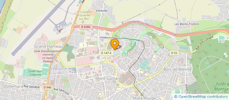 localisation de l'entreprise SOCIETE HAVRAISE DE TOITURES à LE HAVRE