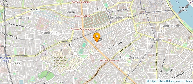 localisation de l'entreprise SOCIETE HBI  BORDEAUX