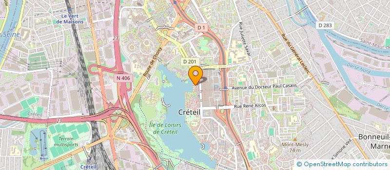 localisation de l'entreprise SOCIETE HC BATIMENT-EUROP STOBBAT  CRETEIL