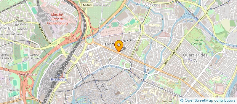 localisation de l'entreprise SOCIETE HCK à STRASBOURG