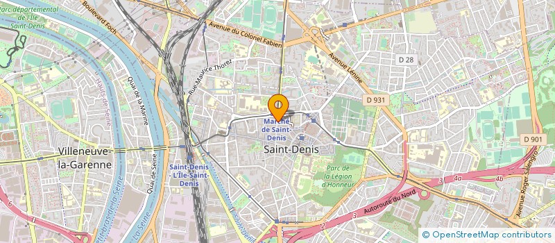 localisation de l'entreprise SOCIETE HD  SAINT-DENIS
