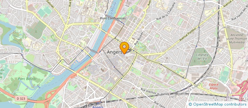 localisation de l'entreprise SOCIETE HECQUET à ANGERS