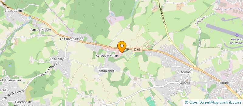 localisation de l'entreprise SOCIETE HENRI à LANNION