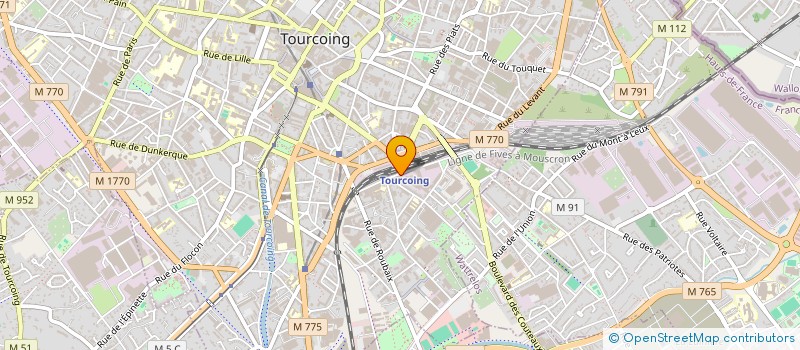 localisation de l'entreprise SOCIETE HENRI PLOUVIER à TOURCOING