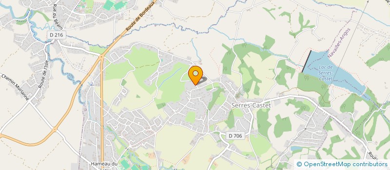 localisation de l'entreprise SOCIETE HESTIA à SERRES-CASTET