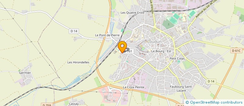 localisation de l'entreprise SOCIETE HETREAU à LOUDUN