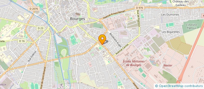 localisation de l'entreprise SOCIETE HILAIRE FRERES  BOURGES