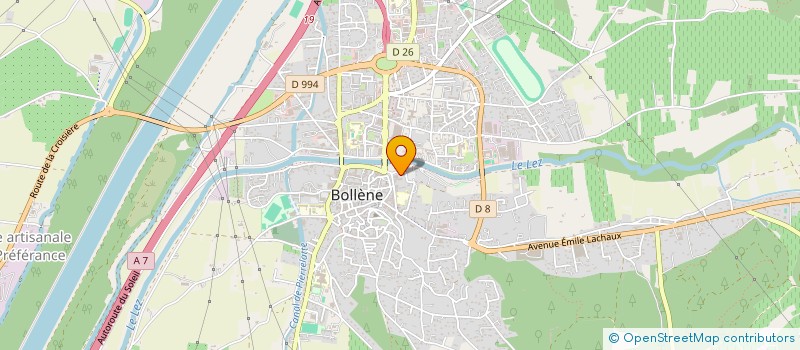 localisation de l'entreprise SOCIETE HIPPIQUE DE BOLLENE à BOLLENE