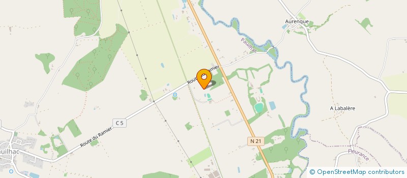 localisation de l'entreprise SOCIETE HIPPIQUE DE LA LOMAGNE  PAUILHAC