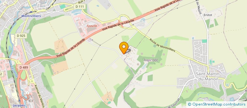 localisation de l'entreprise SOCIETE HIPPIQUE DE REAUTE  MONTIVILLIERS