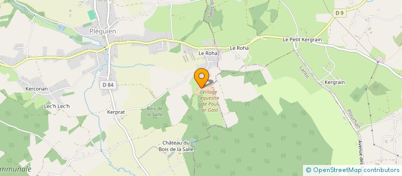 localisation de l'entreprise SOCIETE HIPPIQUE DE SAINT QUAY PORTRIEUX  PLOUBAZLANEC