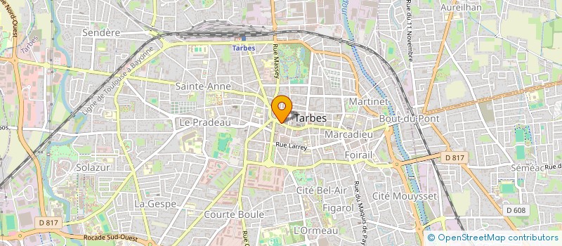 localisation de l'entreprise SOCIETE HIPPIQUE DU SUD OUEST  TARBES
