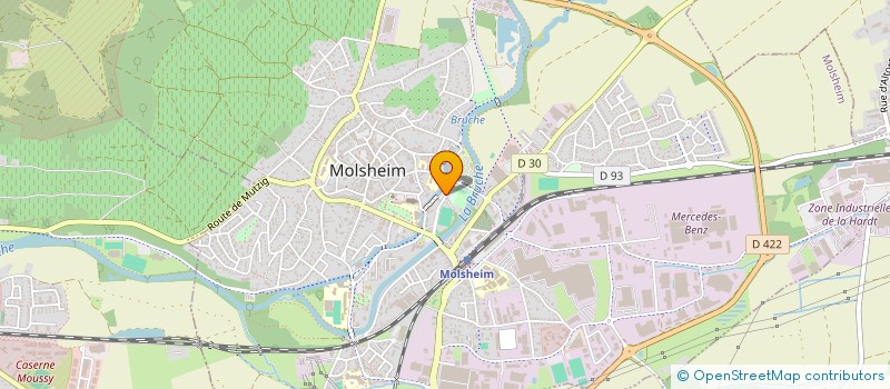 localisation de l'entreprise SOCIETE HIPPIQUE MIXTE  MOLSHEIM